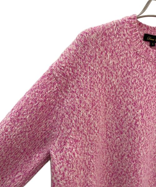 DRAWER（ドゥロワー）DRAWER (ドゥロワー) 5Gウールカシミヤ天竺編みニット ピンク サイズ:1の古着・服飾アイテム