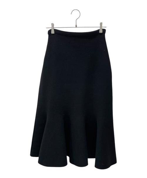 DRAWER（ドゥロワー）DRAWER (ドゥロワー) ウールカシミヤ混スカート ブラック サイズ:FREEの古着・服飾アイテム