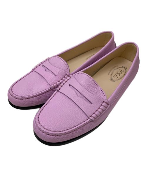 TOD'S（トッズ）TOD'S (トッズ) ローファー ピンク サイズ:36 1/2の古着・服飾アイテム