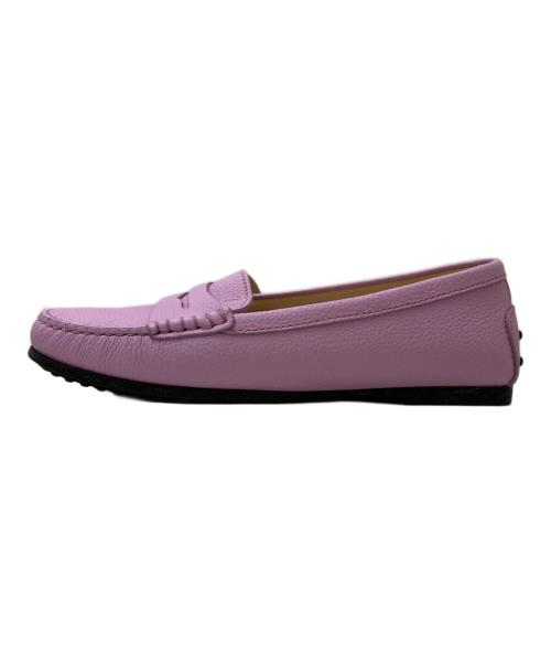 TOD'S（トッズ）TOD'S (トッズ) ローファー ピンク サイズ:36 1/2の古着・服飾アイテム