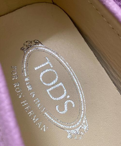 TOD'S（トッズ）TOD'S (トッズ) ローファー ピンク サイズ:36 1/2の古着・服飾アイテム