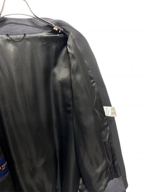 LOUIS VUITTON（ルイ ヴィトン）LOUIS VUITTON (ルイ ヴィトン) ミックスキャンバスレザーボンバー イエロー×グレー サイズ:58の古着・服飾アイテム