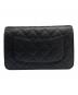 CHANEL (シャネル) キャビアスキン チェーンウォレット ブラック サイズ:-：450000円