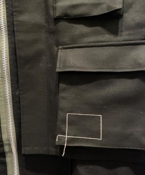sacai（サカイ）sacai (サカイ) WTAPS (ダブルタップス) Cotton Back Satin COAT ブラック サイズ:1の古着・服飾アイテム