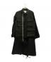 sacai（サカイ）の古着「Cotton Back Satin COAT」｜ブラック