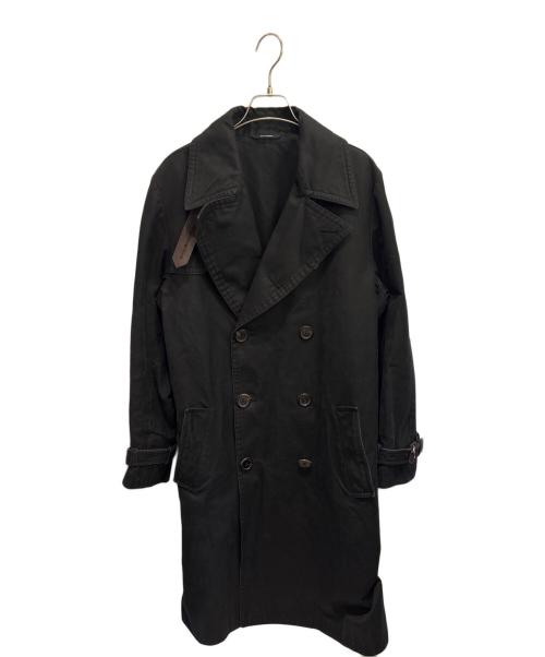 HERMES（エルメス）HERMES (エルメス) ベルトコート ブラック サイズ:48の古着・服飾アイテム