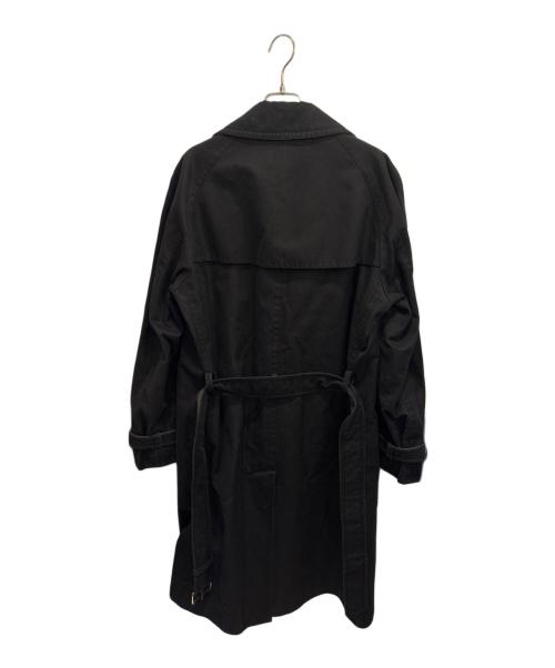 HERMES（エルメス）HERMES (エルメス) ベルトコート ブラック サイズ:48の古着・服飾アイテム