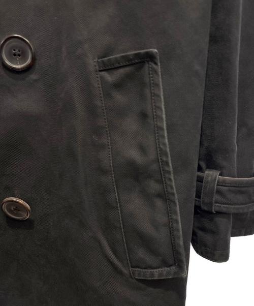 HERMES（エルメス）HERMES (エルメス) ベルトコート ブラック サイズ:48の古着・服飾アイテム