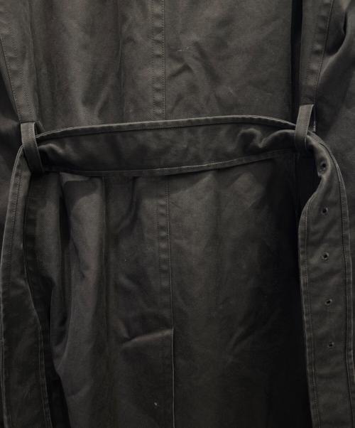 HERMES（エルメス）HERMES (エルメス) ベルトコート ブラック サイズ:48の古着・服飾アイテム
