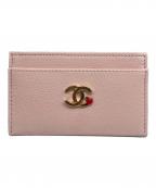 CHANELシャネル）の古着「メティエダールコレクション カードケース」｜ピンク