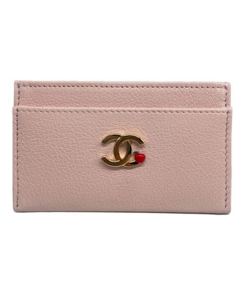 CHANEL（シャネル）CHANEL (シャネル) メティエダールコレクション カードケース ピンクの古着・服飾アイテム