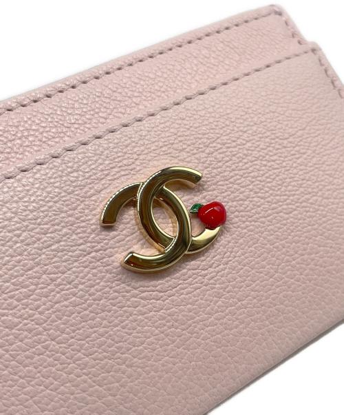 CHANEL（シャネル）CHANEL (シャネル) メティエダールコレクション カードケース ピンクの古着・服飾アイテム