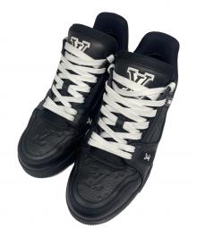 LOUIS VUITTON（ルイ ヴィトン）の古着「LVトレイナーライン/LV Trainer Sneakers/LX1203」｜ブラック