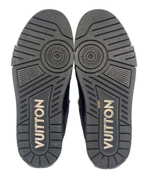 LOUIS VUITTON（ルイ ヴィトン）LOUIS VUITTON (ルイ ヴィトン) LVトレイナーライン/LV Trainer Sneakers/LX1203 ブラック サイズ:7 1/2の古着・服飾アイテム