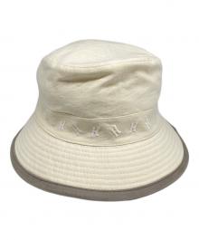 HERMES（エルメス）の古着「H Logo Tape Hat Hロゴテープハット」｜アイボリー