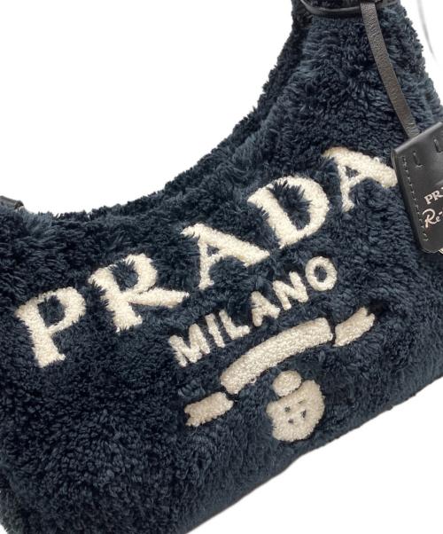 PRADA（プラダ）PRADA (プラダ) Re-Edition 2000 Mini Bag リエディション 2000 ミニバッグ/1NE515 ネイビー×ホワイト サイズ:ミニ/miniの古着・服飾アイテム