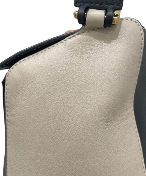 LOEWE（ロエベ）LOEWE (ロエベ) Puzzle パズルバッグ ミディアム ブラック×ブラウン×ベージュ サイズ:ミディアムの古着・服飾アイテム