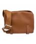 LOEWE（ロエベ）の古着「Military Messenger Bag In Soft Grained Calfskin ソフトグレインカーフスキン ミリタリー メッセンジャーバッグ/317.12AA72」｜ブラウン