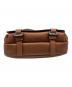 中古・古着 LOEWE (ロエベ) Military Messenger Bag In Soft Grained Calfskin ソフトグレインカーフスキン ミリタリー メッセンジャーバッグ/317.12AA72 ブラウン：140000円