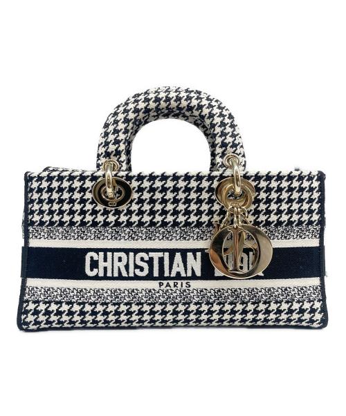 Christian Dior（クリスチャン ディオール）Christian Dior (クリスチャン ディオール) LADY D-JOYミディアム ホワイト×ブラックの古着・服飾アイテム