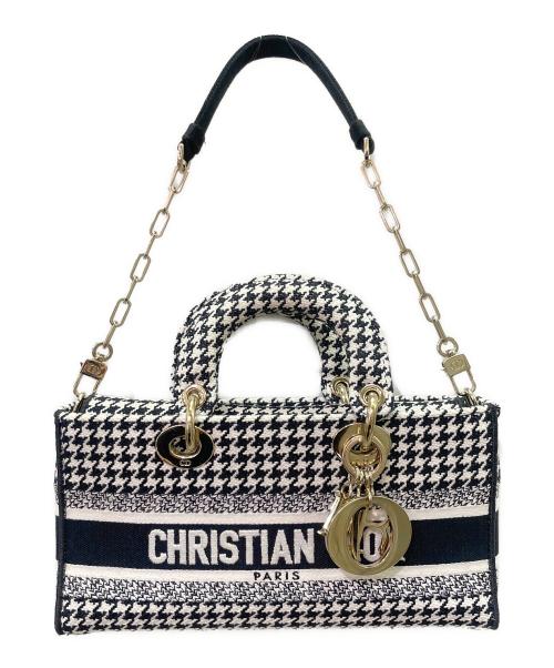 Christian Dior（クリスチャン ディオール）Christian Dior (クリスチャン ディオール) LADY D-JOYミディアム ホワイト×ブラックの古着・服飾アイテム