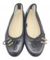 CELINE (セリーヌ) Leather Ballerina Flats バレリーナフラットレザーシューズ ブラック サイズ:37：28000円