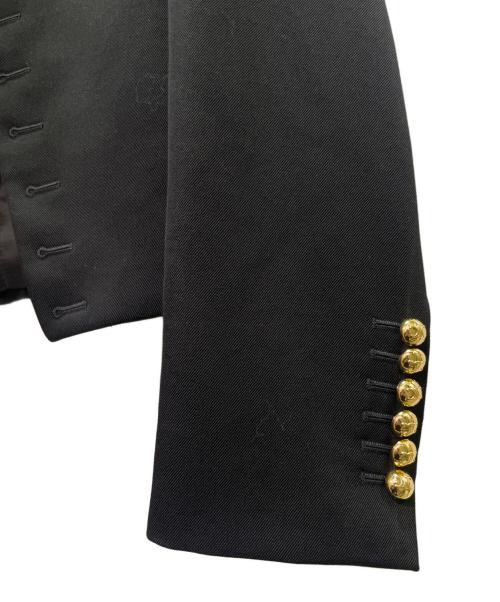 CELINE（セリーヌ）CELINE (セリーヌ) ダイアゴナルウール ミリタリージャケット//Diagonal Wool Military Jacket/2V34P092D ブラック サイズ:38の古着・服飾アイテム