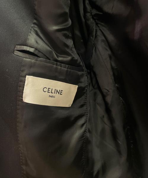 CELINE（セリーヌ）CELINE (セリーヌ) ダイアゴナルウール ミリタリージャケット//Diagonal Wool Military Jacket/2V34P092D ブラック サイズ:38の古着・服飾アイテム