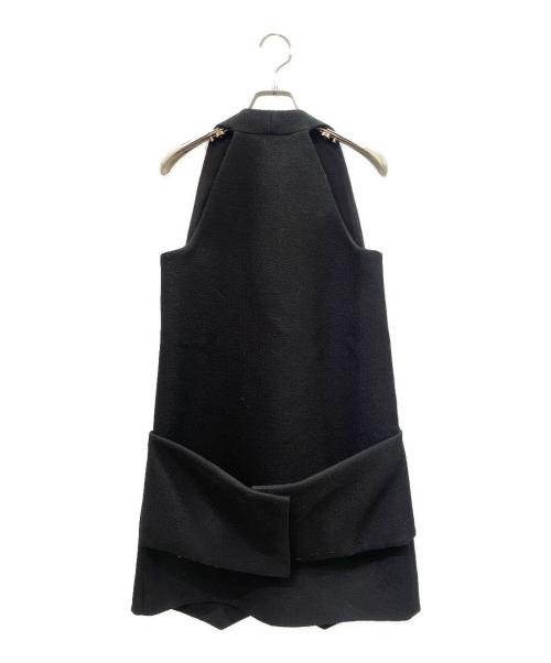 LOUIS VUITTON（ルイ ヴィトン）LOUIS VUITTON (ルイ ヴィトン) Double-Breasted Waistcoat Dress ダブルブレスト ウエストコートドレス/RW231BZX6FORO96 ブラック サイズ:34の古着・服飾アイテム