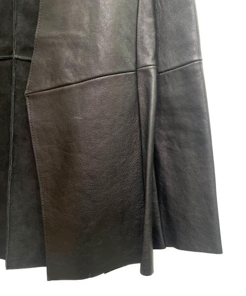 gabriela coll garments（ガブリエラコールガーメンツ）gabriela coll garments (ガブリエラコールガーメンツ) Collarless Lamb Leather Jacket ノーカラー ラムレザージャケット ブラック サイズ:1の古着・服飾アイテム