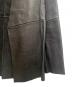 中古・古着 gabriela coll garments (ガブリエラコールガーメンツ) Collarless Lamb Leather Jacket ノーカラー ラムレザージャケット ブラック サイズ:1：45000円