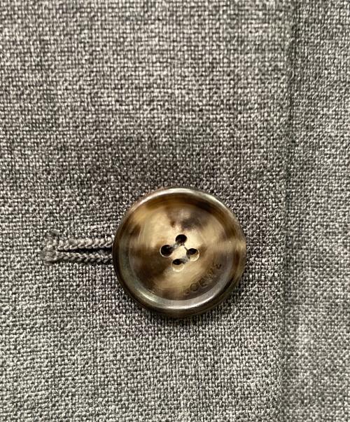 LOEWE（ロエベ）LOEWE (ロエベ) タイバックテーラードジャケット グレー サイズ:36の古着・服飾アイテム