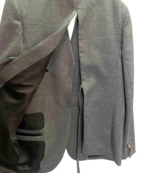 LOEWE（ロエベ）LOEWE (ロエベ) タイバックテーラードジャケット グレー サイズ:36の古着・服飾アイテム