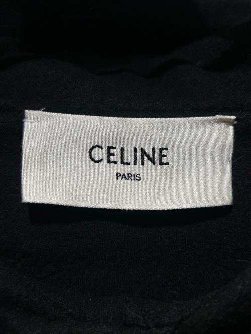 CELINE（セリーヌ）CELINE (セリーヌ) カシミヤオーバーサイズフーディー/2V58J6700 ブラック サイズ:Sの古着・服飾アイテム