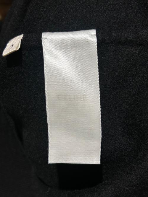 CELINE（セリーヌ）CELINE (セリーヌ) カシミヤオーバーサイズフーディー/2V58J6700 ブラック サイズ:Sの古着・服飾アイテム