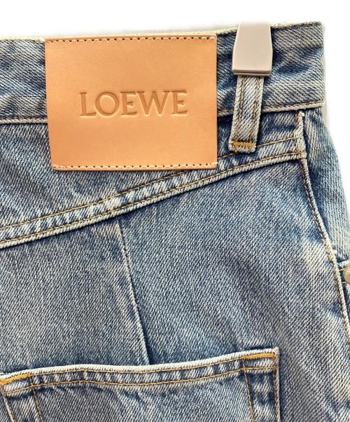 LOEWE（ロエベ）LOEWE (ロエベ) Anagram Cotton Denim Jeans アナグラム コットン デニムパンツ/ S359Y11X96 インディゴ サイズ:38の古着・服飾アイテム