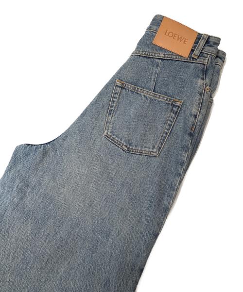 LOEWE（ロエベ）LOEWE (ロエベ) Anagram Cotton Denim Jeans アナグラム コットン デニムパンツ/ S359Y11X96 インディゴ サイズ:38の古着・服飾アイテム