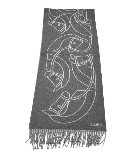 HERMES（エルメス）HERMES (エルメス) アントルラック・エケストル Entrelacs Equestres グレーの古着・服飾アイテム