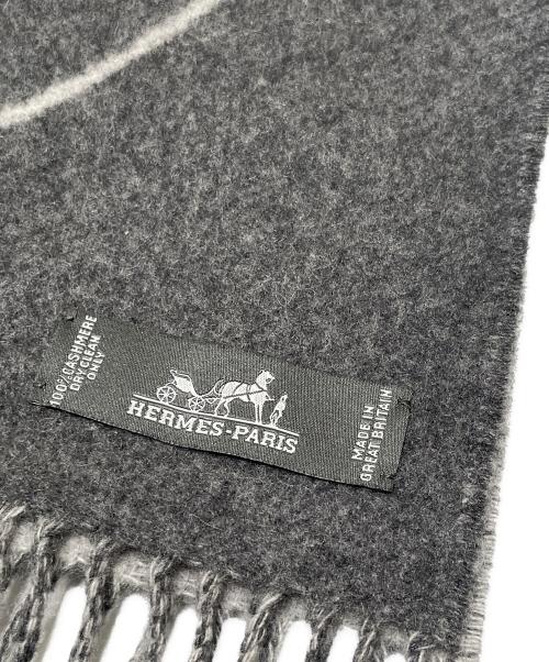 HERMES（エルメス）HERMES (エルメス) アントルラック・エケストル Entrelacs Equestres グレーの古着・服飾アイテム
