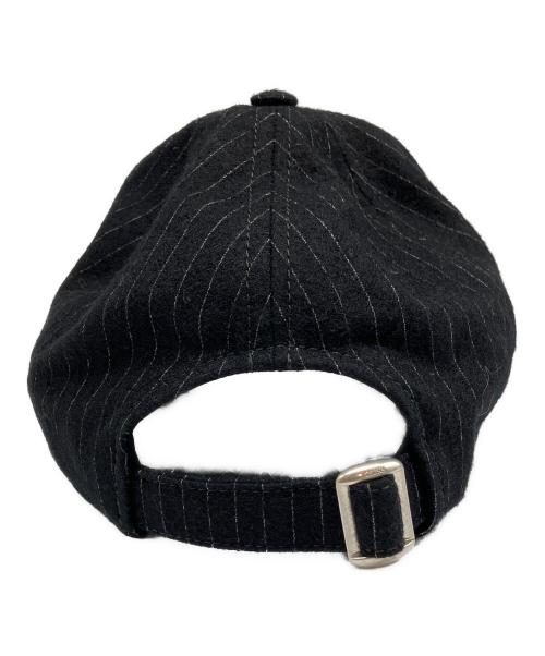 CELINE（セリーヌ）CELINE (セリーヌ) Logo Stripe Baseball Cap ロゴストライプ ベースボールキャップ/2AUS9495R ブラック サイズ:Mの古着・服飾アイテム