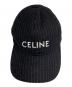 CELINE (セリーヌ) Logo Stripe Baseball Cap ロゴストライプ ベースボールキャップ/2AUS9495R ブラック サイズ:M：40000円