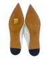 中古・古着 KHAITE (ケイト) Patent Leather Pointed-Toe Mules ポインテッドトゥ パテントレザーミュール ホワイト サイズ:37：33000円