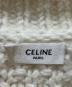 中古・古着 CELINE (セリーヌ) PULL COL MONTANT TRIOMPHE/トリオンフケーブルタートルネックニット ホワイト サイズ:Ｍ：60000円
