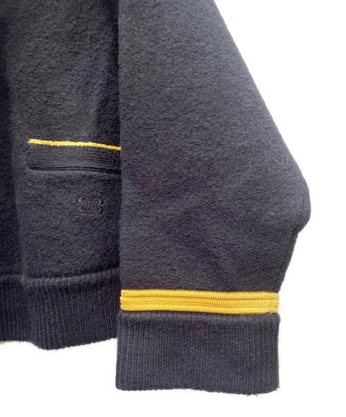 CELINE（セリーヌ）CELINE (セリーヌ) ミリタリー ヴァルーズ 前Vニット/Military V-Neck Pullover Knit Sweater/2ADK8828V ネイビー サイズ:Mの古着・服飾アイテム