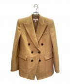 Chloeクロエ）の古着「Wool Double-Breasted Tailored Jacket ウール ダブル テーラードジャケット」｜キャメル