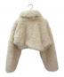 yo BIOTOP (ヨー ビオトープ) Cropped fur coat アイボリー サイズ:Free：35000円