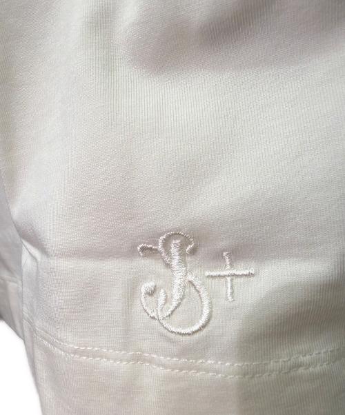 JIL SANDER+（ジルサンダープラス）JIL SANDER+ (ジルサンダープラス) Cotton Polo Shirt コットンポロシャツ アイボリー サイズ:Ｌの古着・服飾アイテム