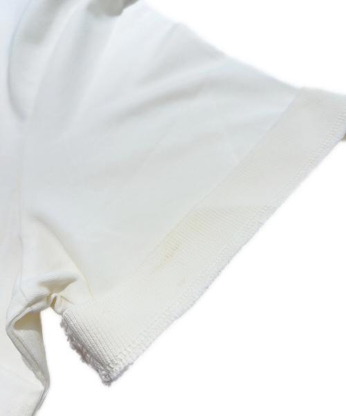 JIL SANDER+（ジルサンダープラス）JIL SANDER+ (ジルサンダープラス) Cotton Polo Shirt コットンポロシャツ アイボリー サイズ:Ｌの古着・服飾アイテム
