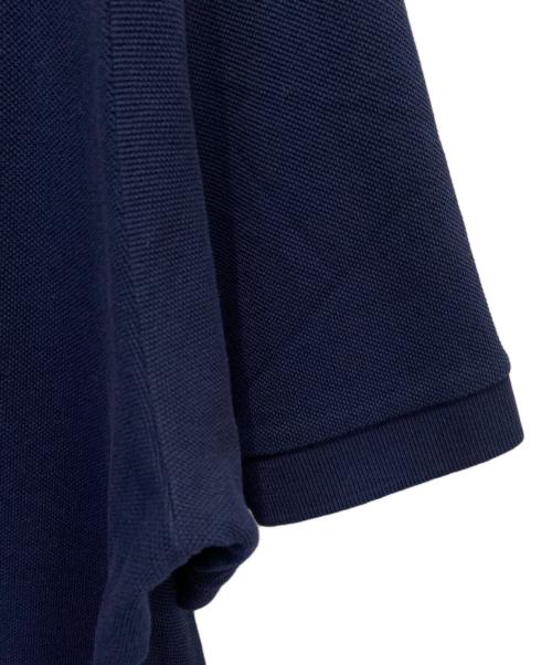 JIL SANDER（ジルサンダー）JIL SANDER (ジルサンダー) バック シグネチャーロゴ ニットポロ ネイビー サイズ:XLの古着・服飾アイテム