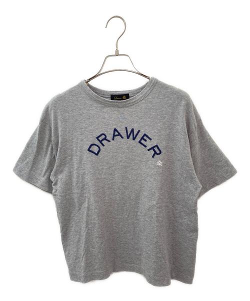 DRAWER（ドゥロワー）DRAWER (ドゥロワー) 半袖カットソー グレー サイズ:1の古着・服飾アイテム